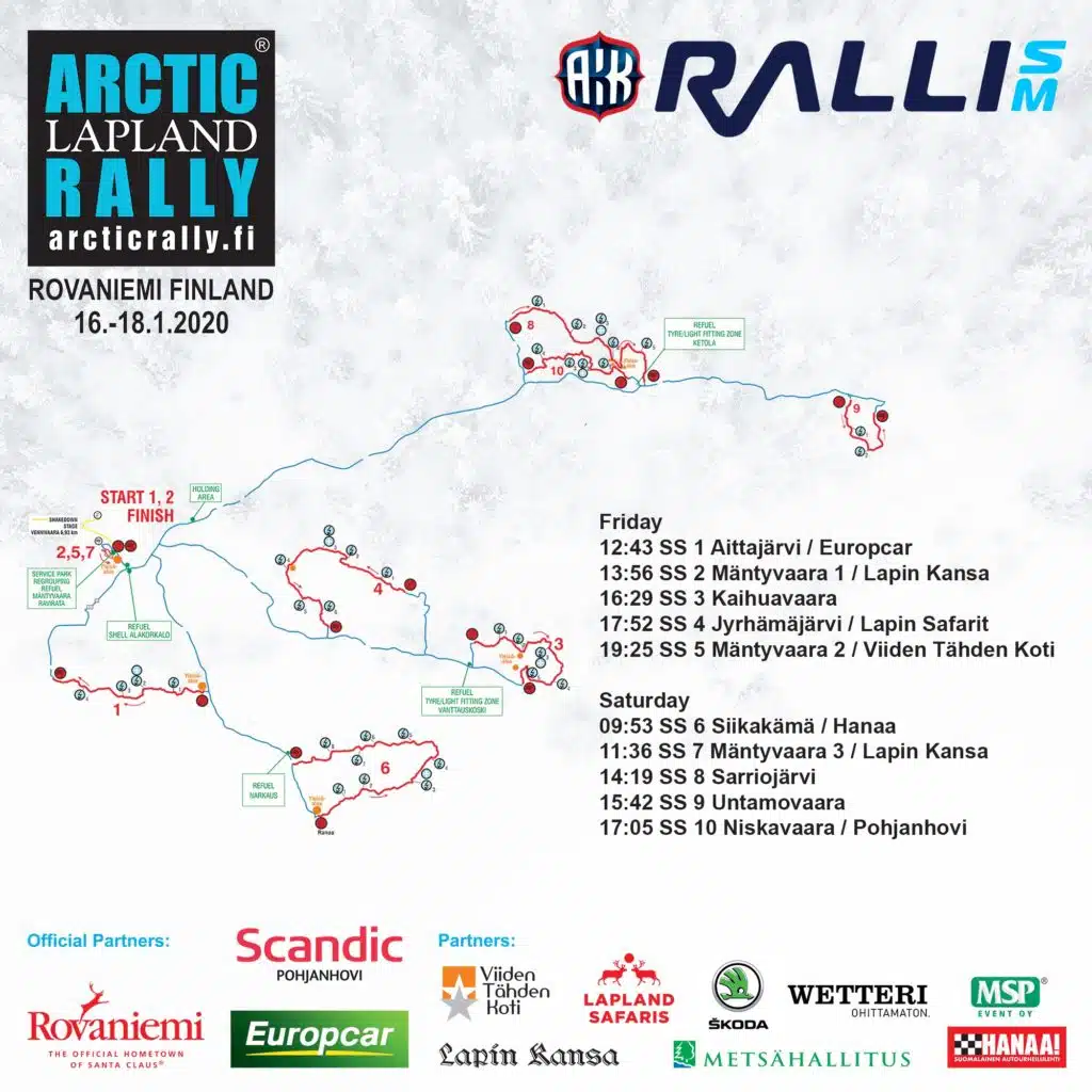 Artic Rally 2020 - Les spéciales