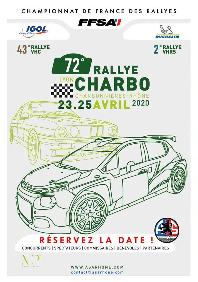 72ème édition du Rallye Lyon-Charbonnières-Rhône