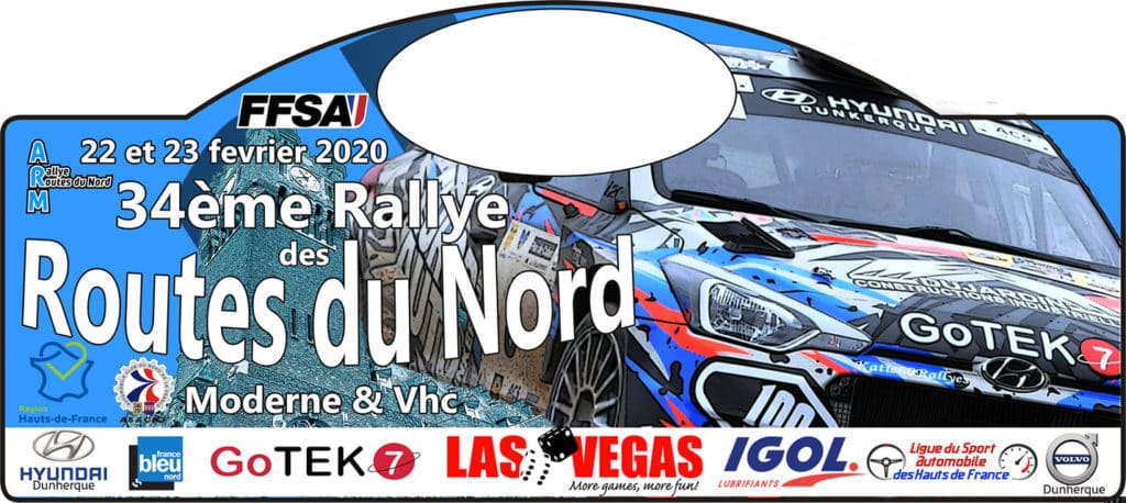 34e Rallye Regional des Routes du Nord 2020