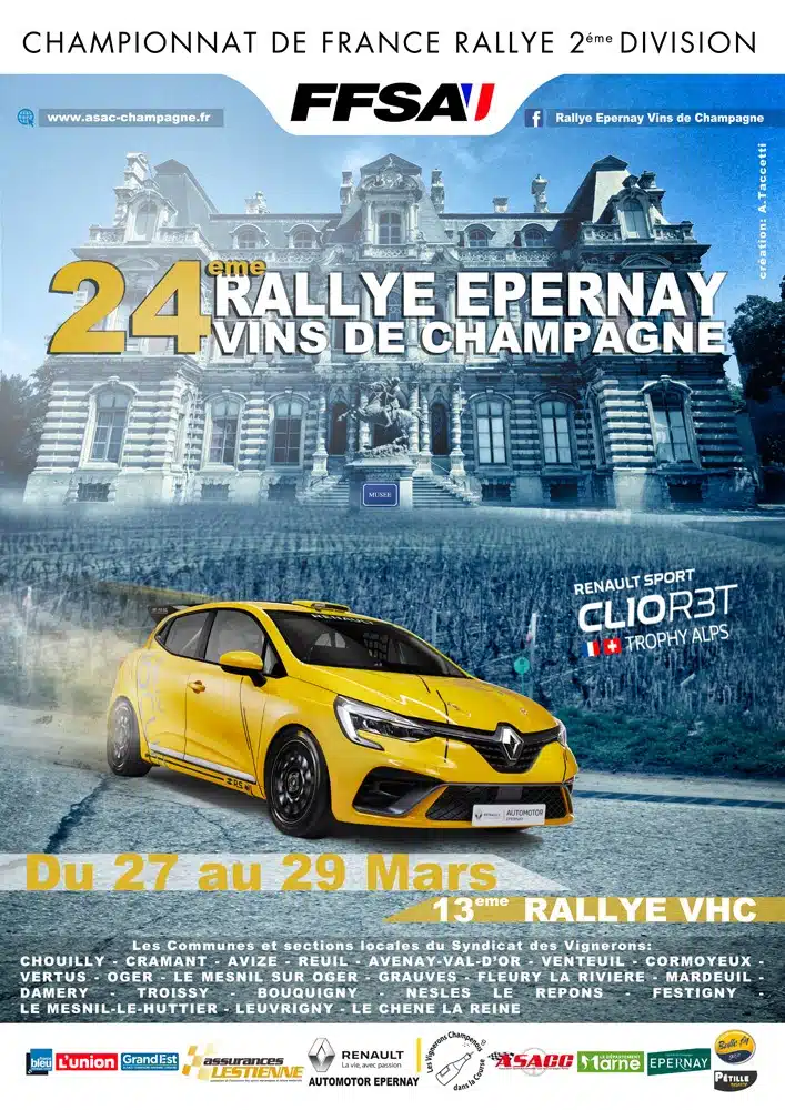 You are currently viewing Rallye Epernay-Vins de Champagne : Présentation