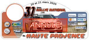 Lire la suite à propos de l’article Le Rallye de Haute Provence annulé !