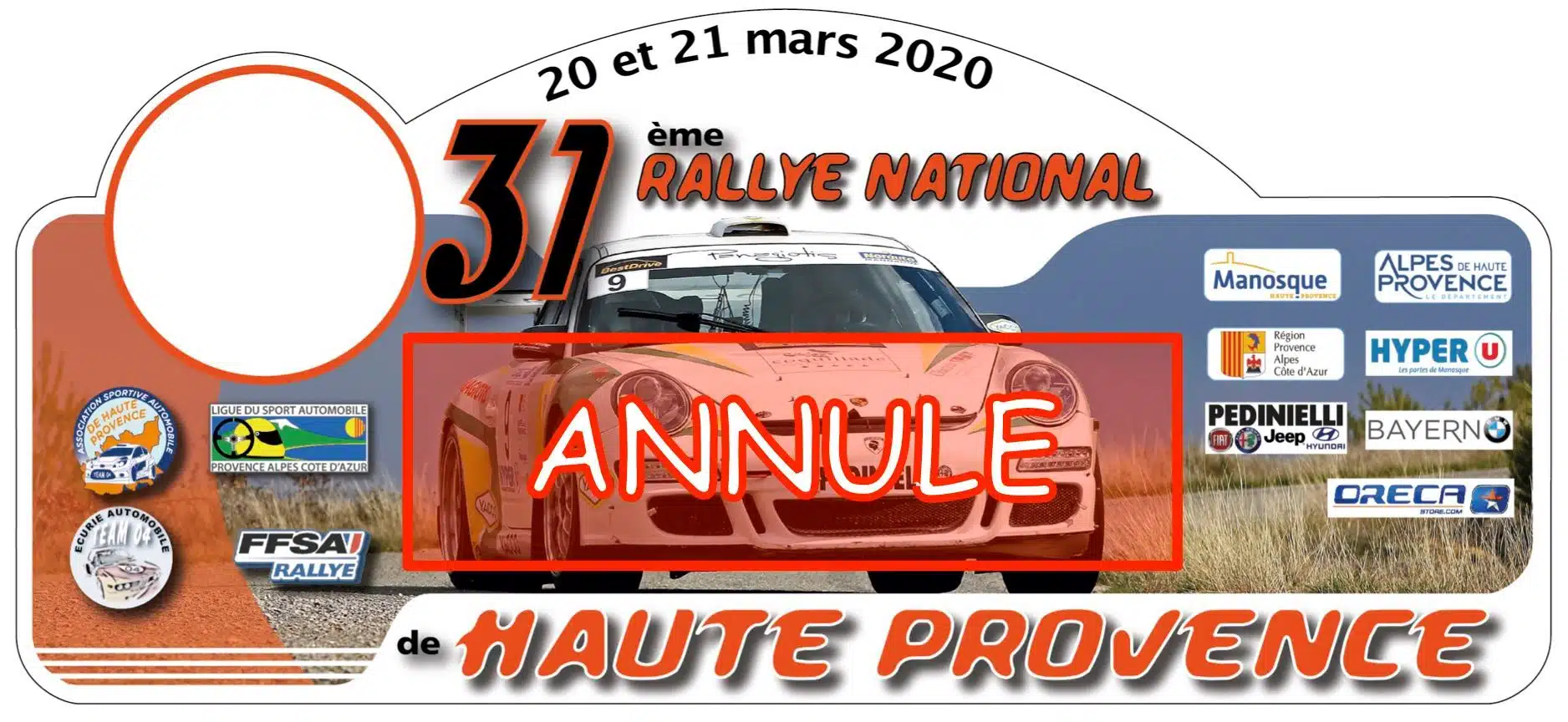 You are currently viewing Le Rallye de Haute Provence annulé !