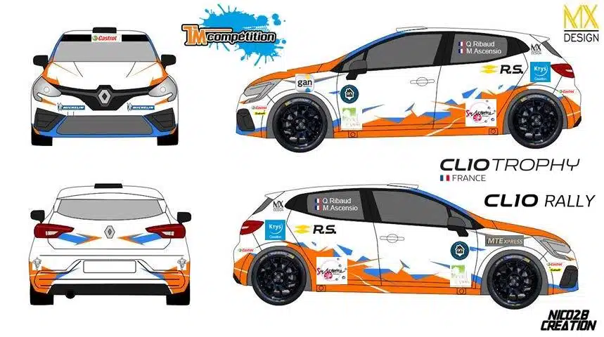 Lire la suite à propos de l’article Quentin Ribaud présente sa Clio Rally…
