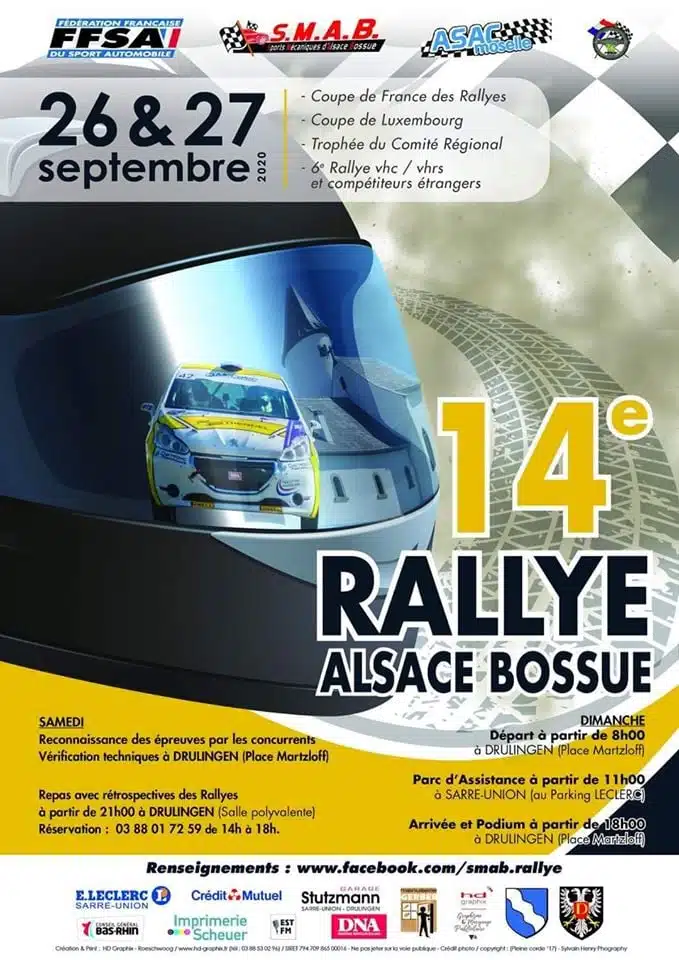 Lire la suite à propos de l’article 14 ème rallye d&rsquo;Alsace Bossue : Présentation