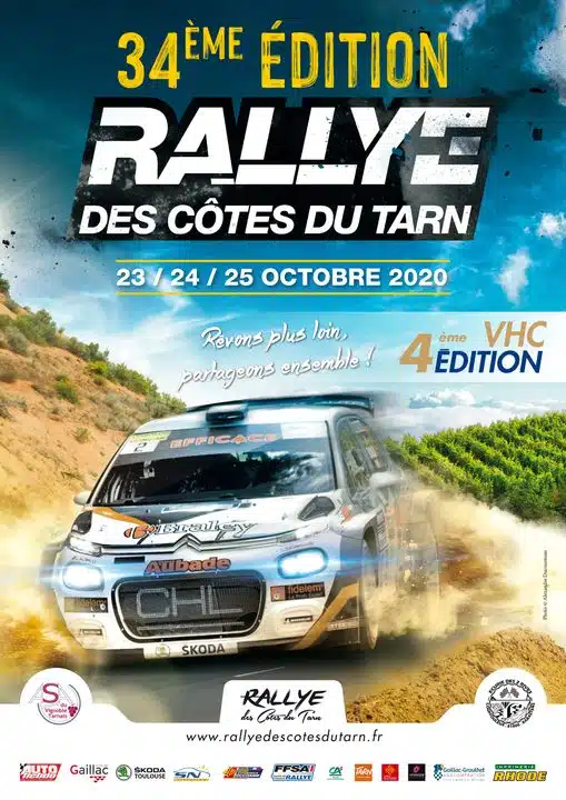 Lire la suite à propos de l’article 34ème Rallye National des Côtes du Tarn : Présentation