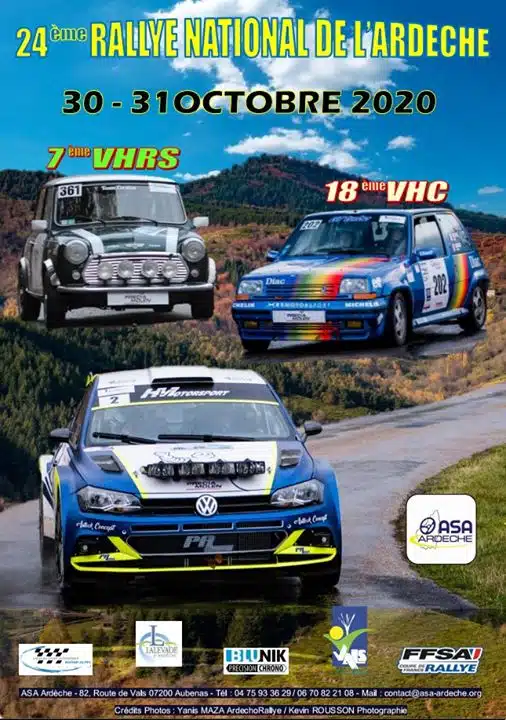 Lire la suite à propos de l’article Le rallye de l&rsquo;Ardèche annulé