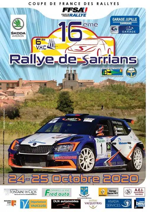 Lire la suite à propos de l’article 16e Rallye Régional De Sarrians annulé…