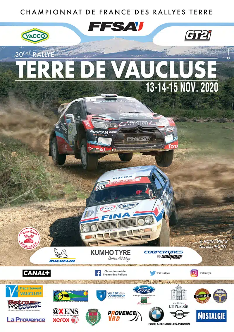 You are currently viewing Le 30ème Rallye Terre de Vaucluse annulé !