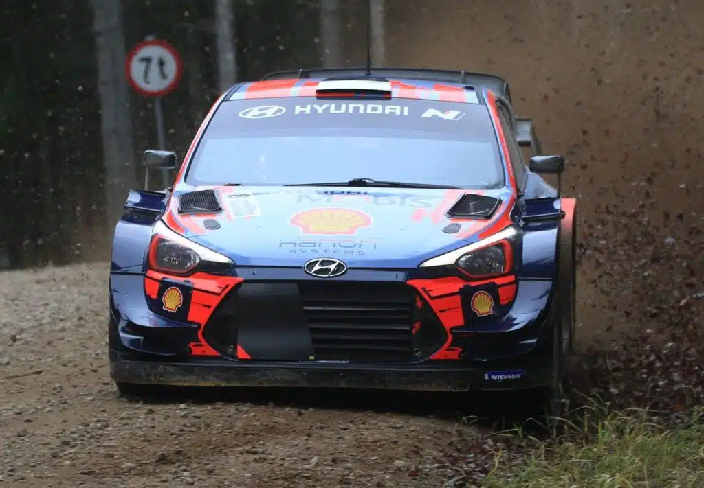 O.Tänak / M.Järveoja, Hyundai i20 Coupé WRC, Kehala Ralli 2020, 1er - photo par Igmar Matto