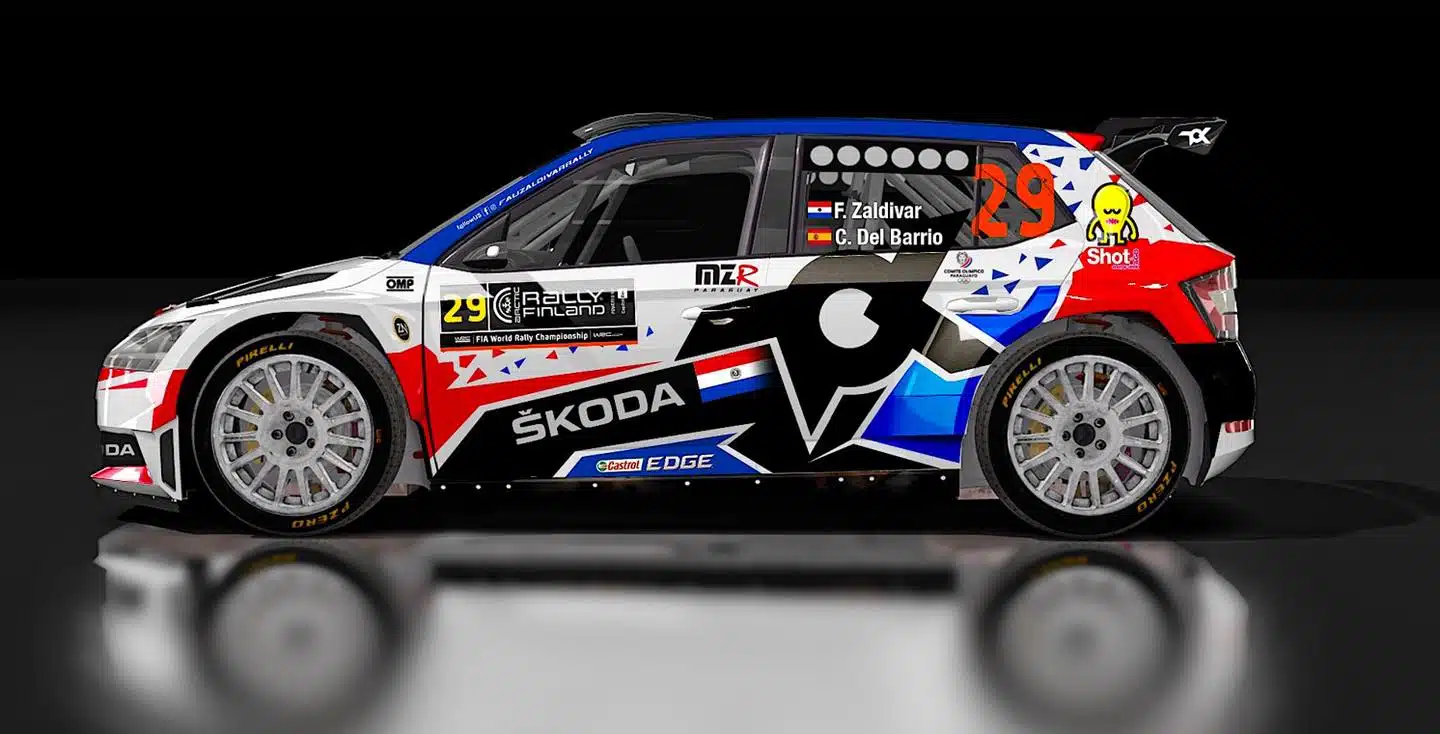 You are currently viewing La livrée de la Skoda de Zaldivar et Del Barrio !