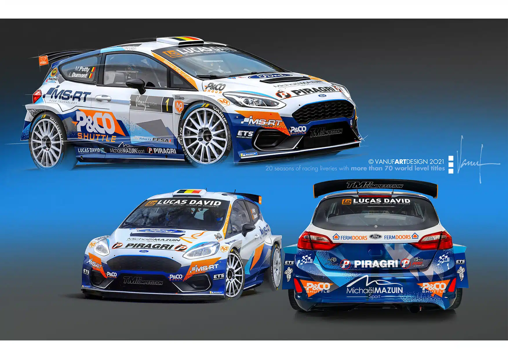 Lire la suite à propos de l’article TM Competition dévoile les livrée de ses Fiesta !