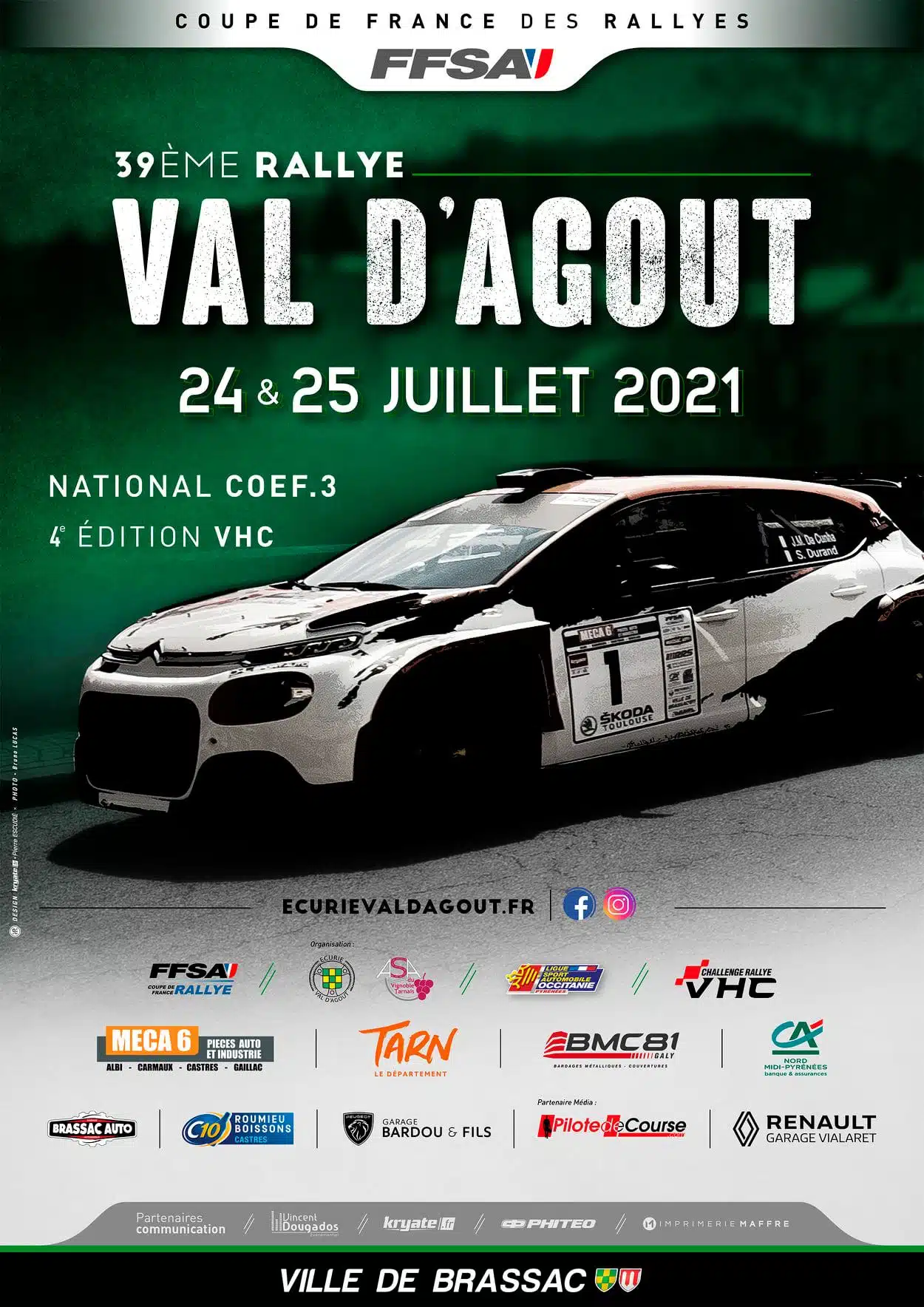 You are currently viewing Rallye National Val d&rsquo;Agout 2021 : Les engagés !
