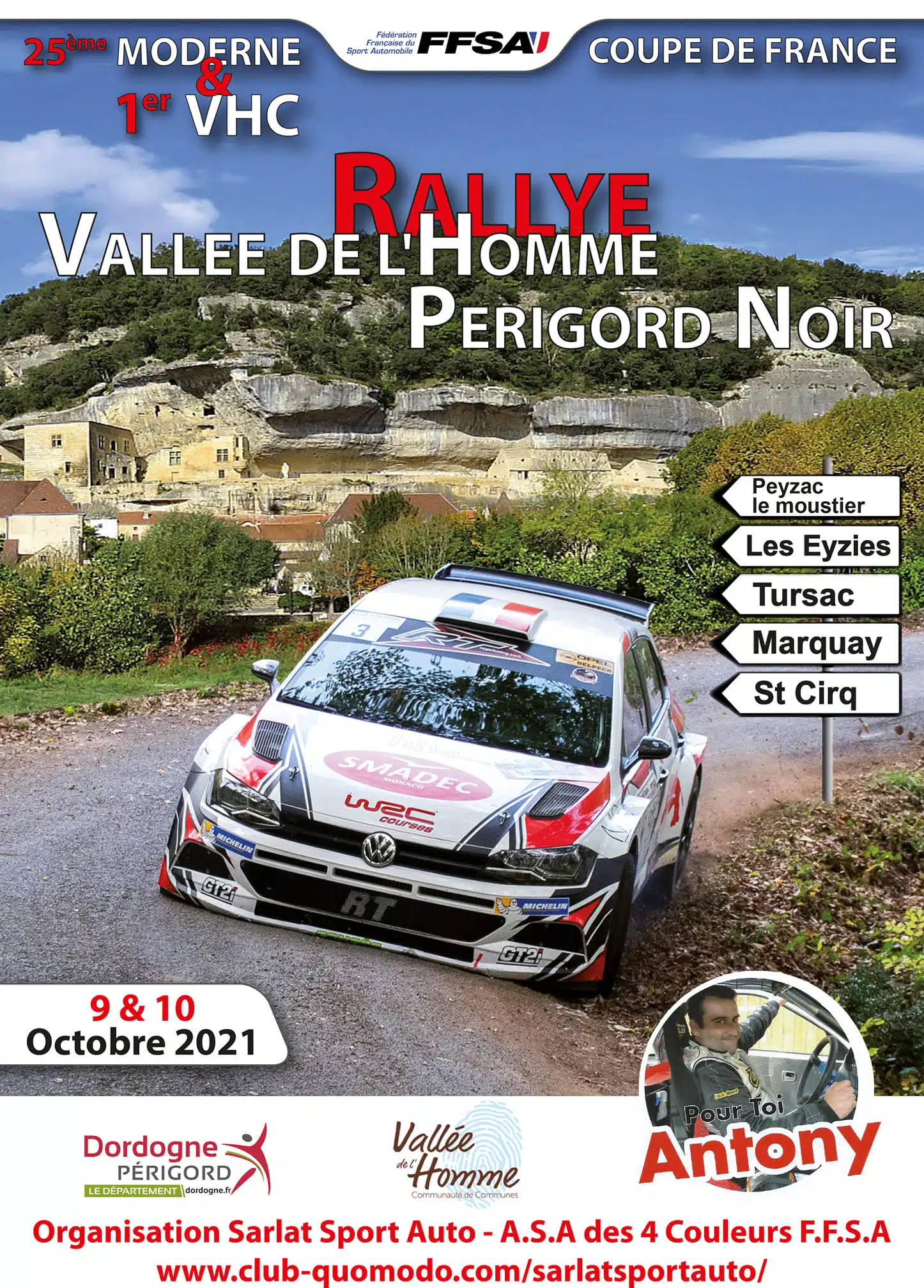 You are currently viewing le 25 ème Rallye de la Vallée de l&rsquo;homme est annulé !