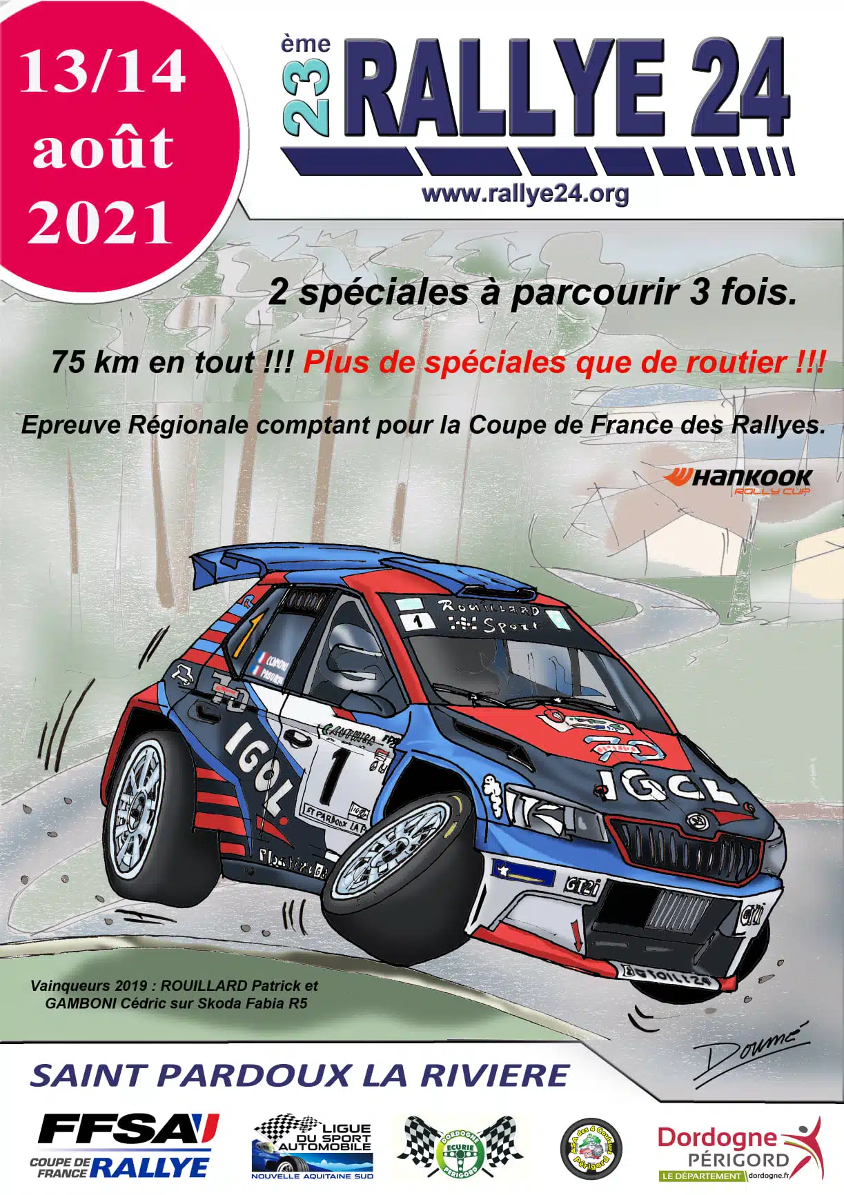 You are currently viewing 23ème Rallye Régional 24 Dordogne Périgord : Présentation