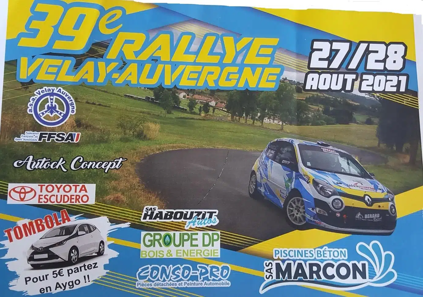 Lire la suite à propos de l’article 39 ème Rallye Velay Auvergne 2021 : Présentation