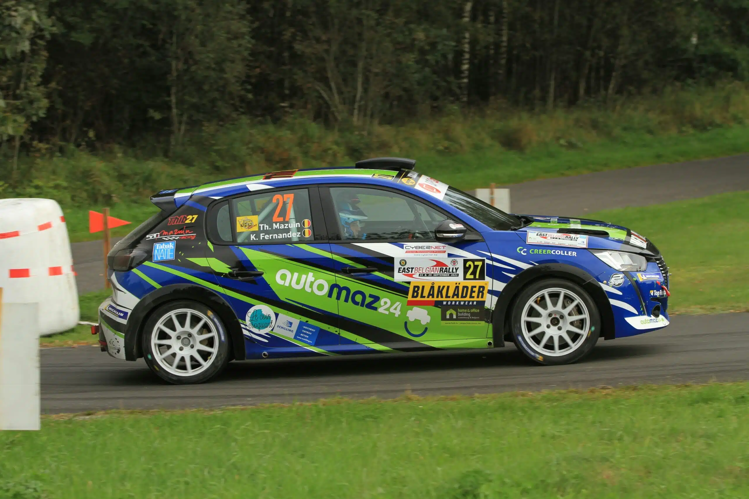 You are currently viewing Thibaud Mazuin signe sa première victoire en Junior à l&rsquo;East Belgian Rally