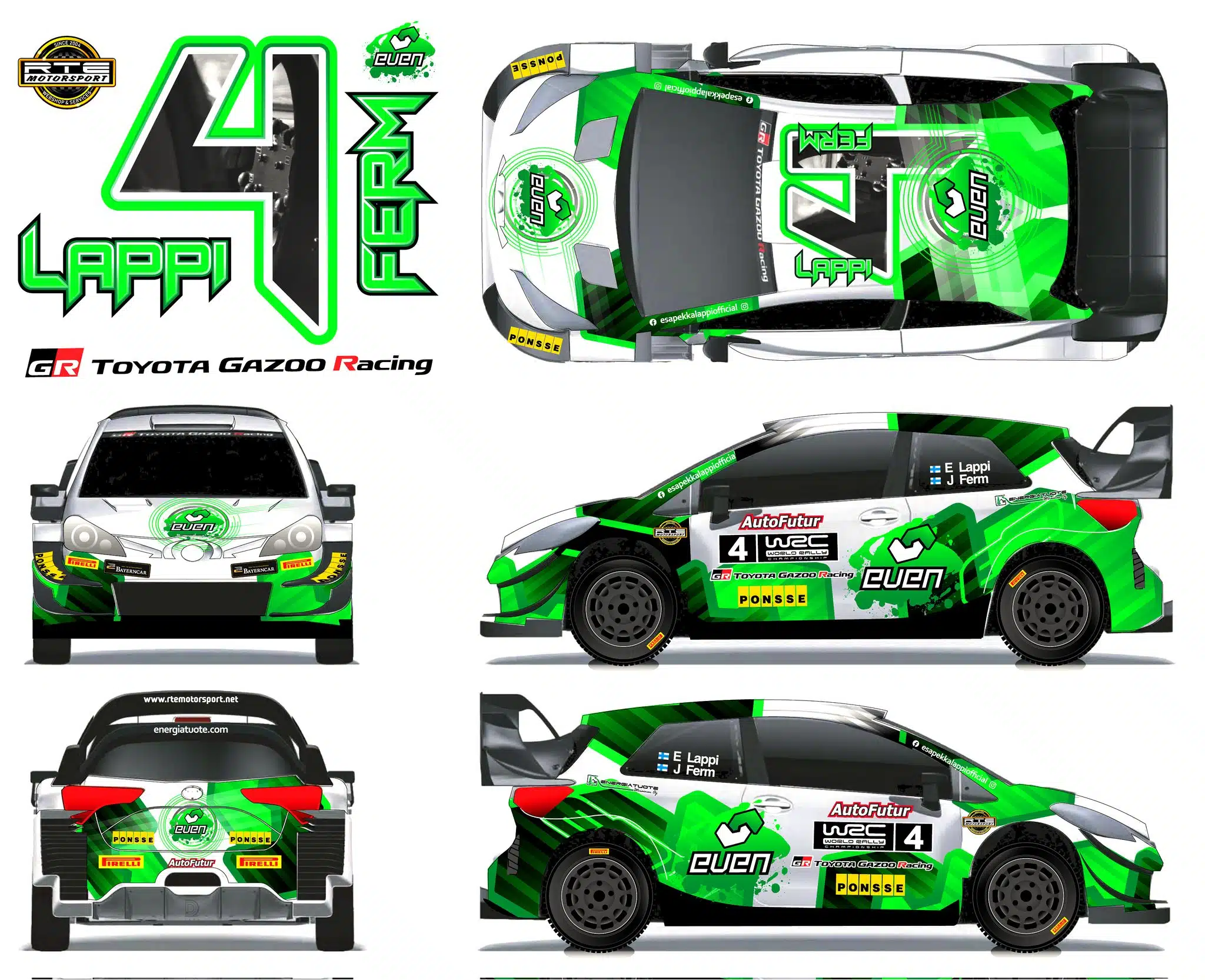 Lire la suite à propos de l’article La Toyota Yaris WRC de Lappi !