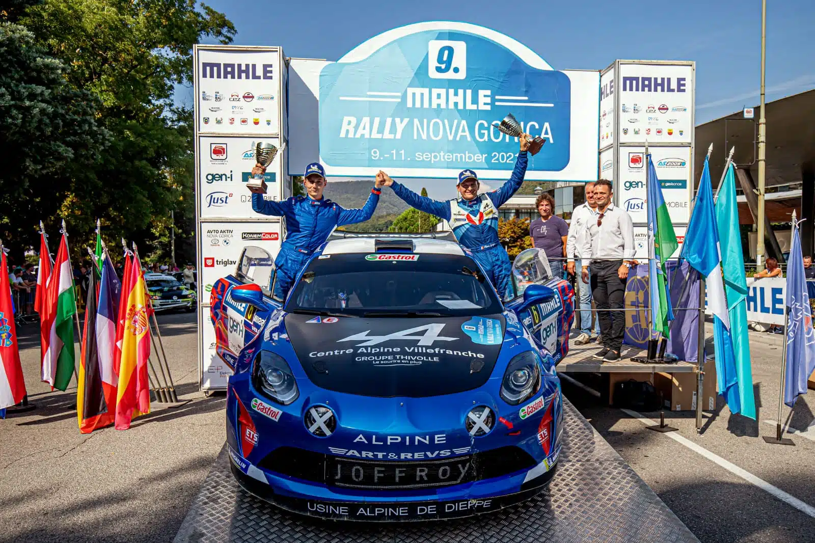 Lire la suite à propos de l’article Manu Guigou offre à l’Alpine A110 Rally sa première victoire internationale en Slovénie