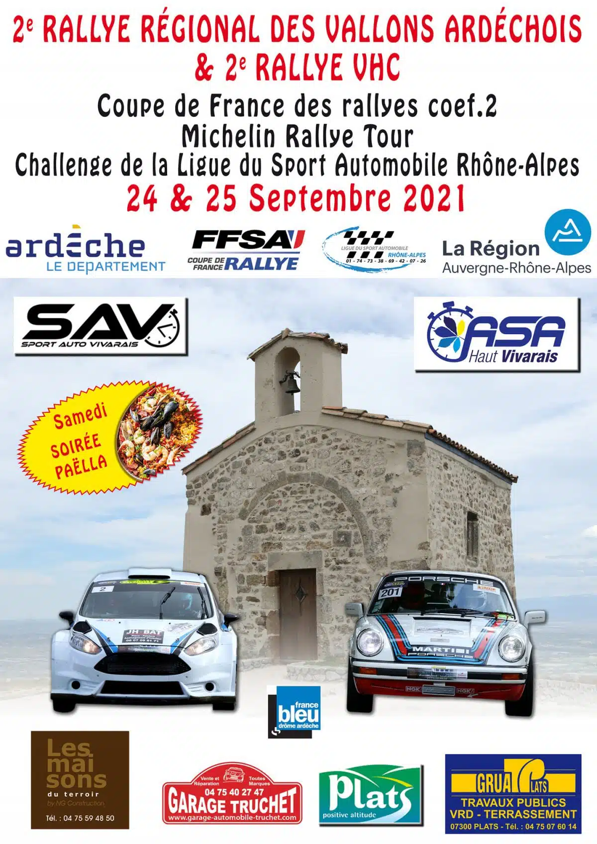 Lire la suite à propos de l’article 2e Rallye Régional des Vallons Ardéchois 2021 : Les engagés