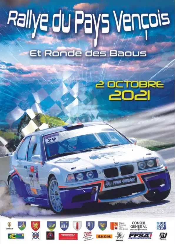 Lire la suite à propos de l’article Rallye Régional du Pays Vençois et Ronde des BAOUS 2021 : Les engagés