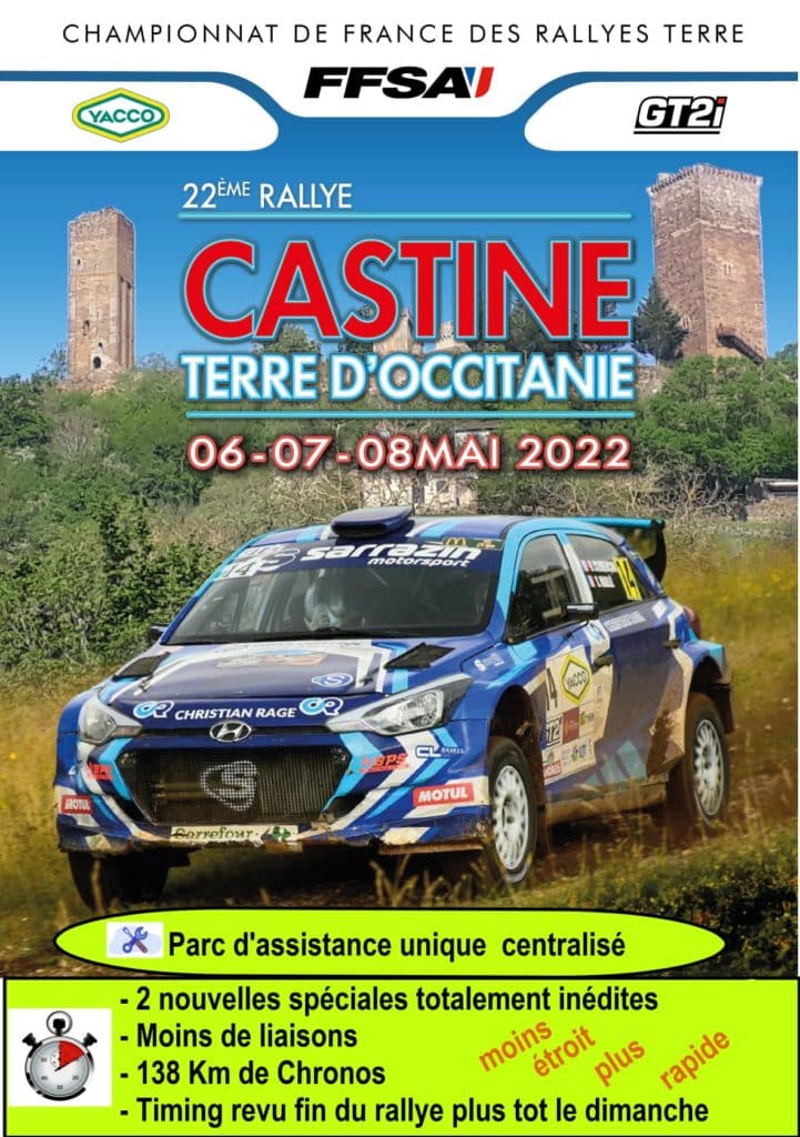 Rallye Castine Terre d’Occitanie 2022 se dévoile...