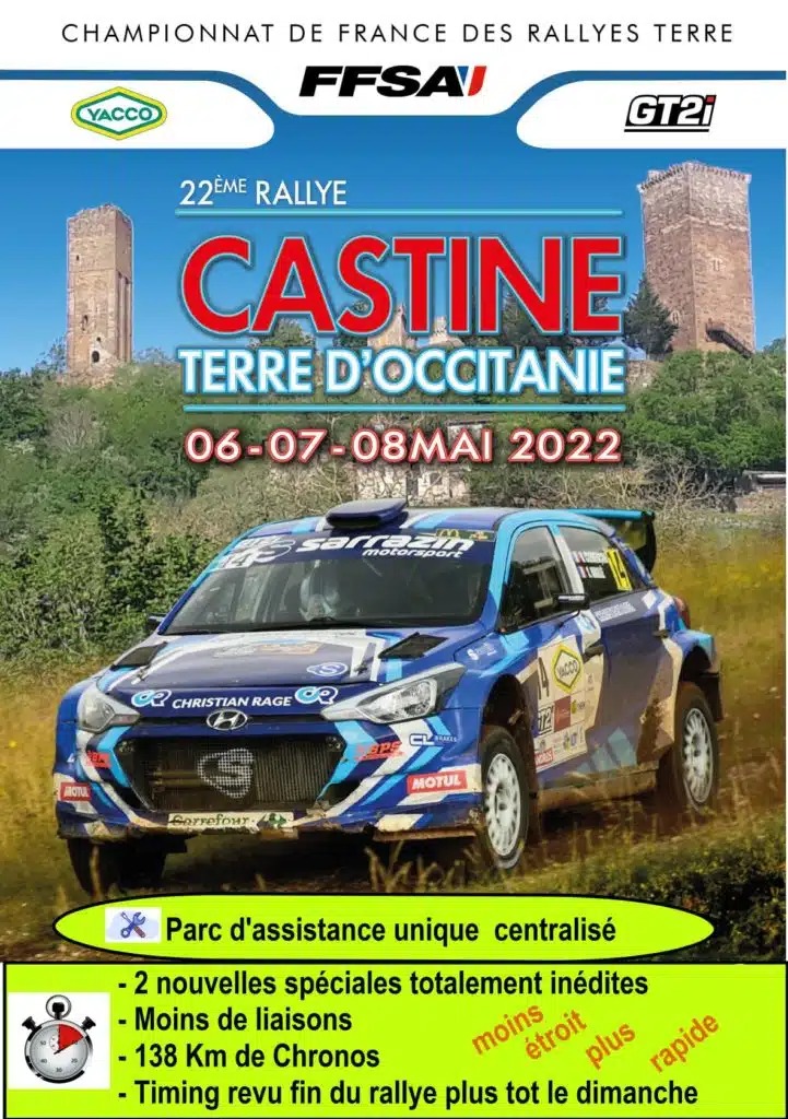Rallye Castine Terre d’Occitanie 2022 se dévoile...