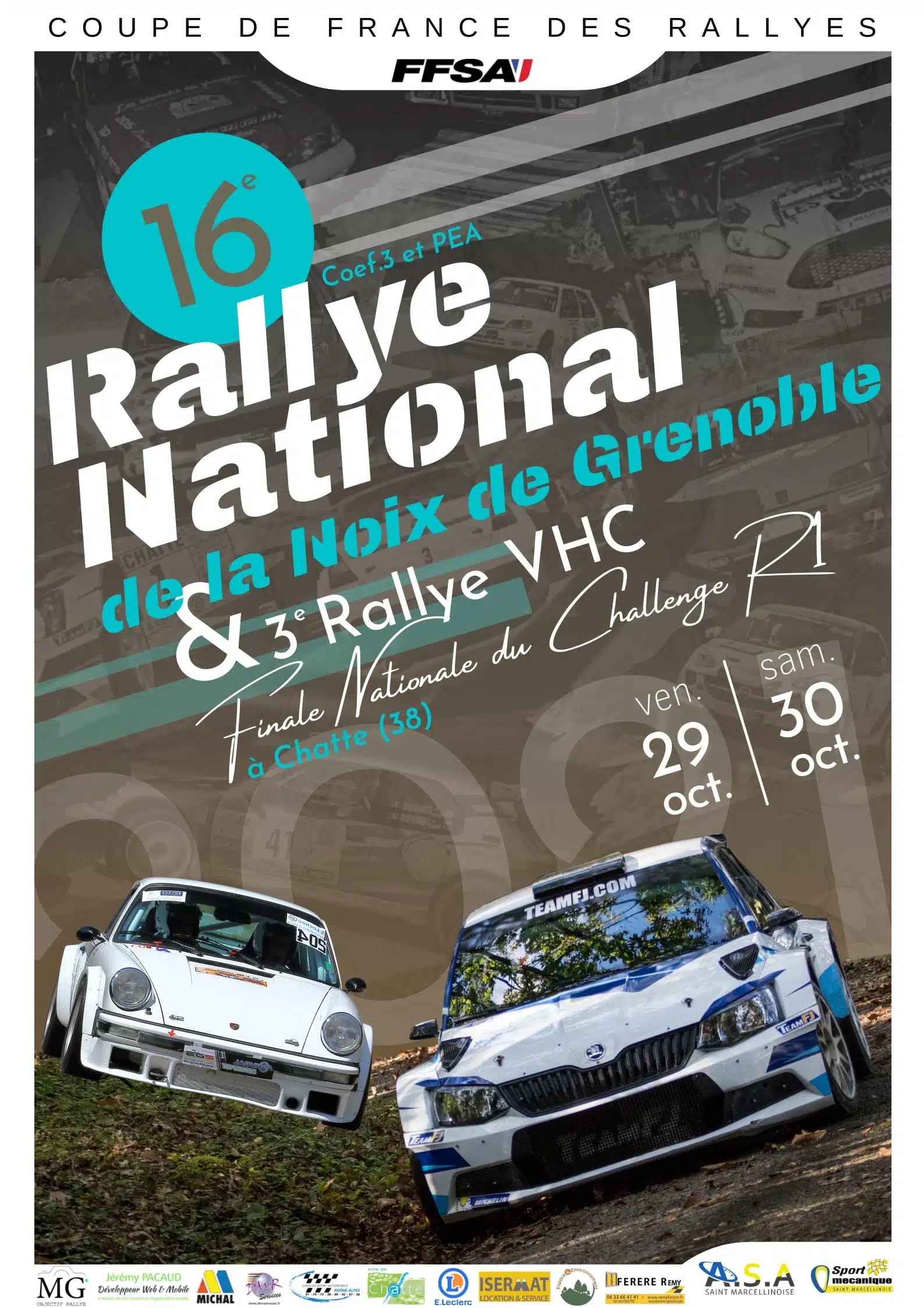 Lire la suite à propos de l’article 16ème Rallye National de la Noix de Grenoble & 3ème VHC : Les engagés !