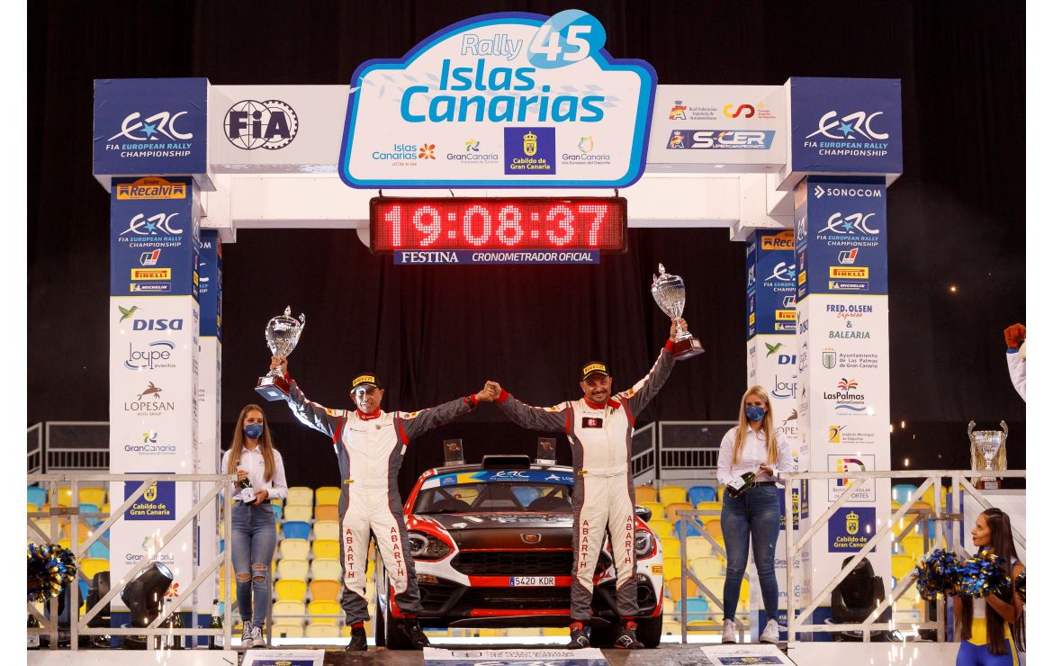Lire la suite à propos de l’article Carlos García s&rsquo;impose lors de la dernière manche de l&rsquo;Abarth Rally Cup au Rally Islas Canarias
