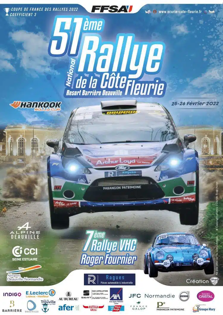 You are currently viewing Le Rallye de la Côte Fleurie 2022 : Les engagés !