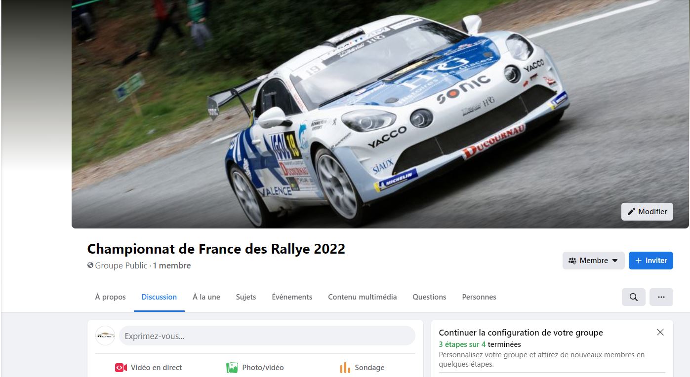 Championnat de France des Rallye 2022