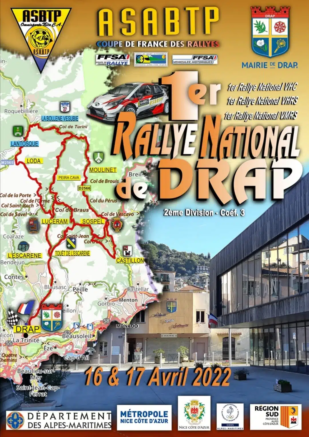 You are currently viewing 1 er Rallye National de Drap : Les engagés !