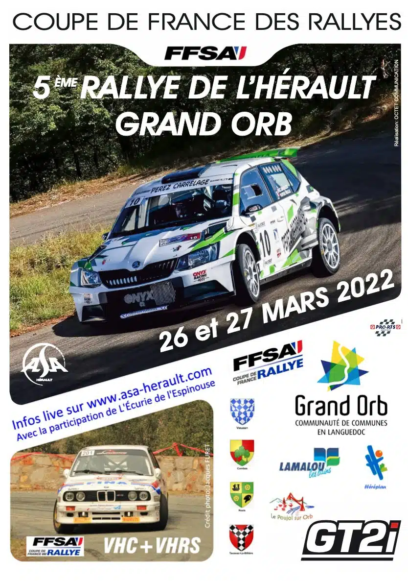 Lire la suite à propos de l’article 5 ème Rallye de l’Hérault : Présentation