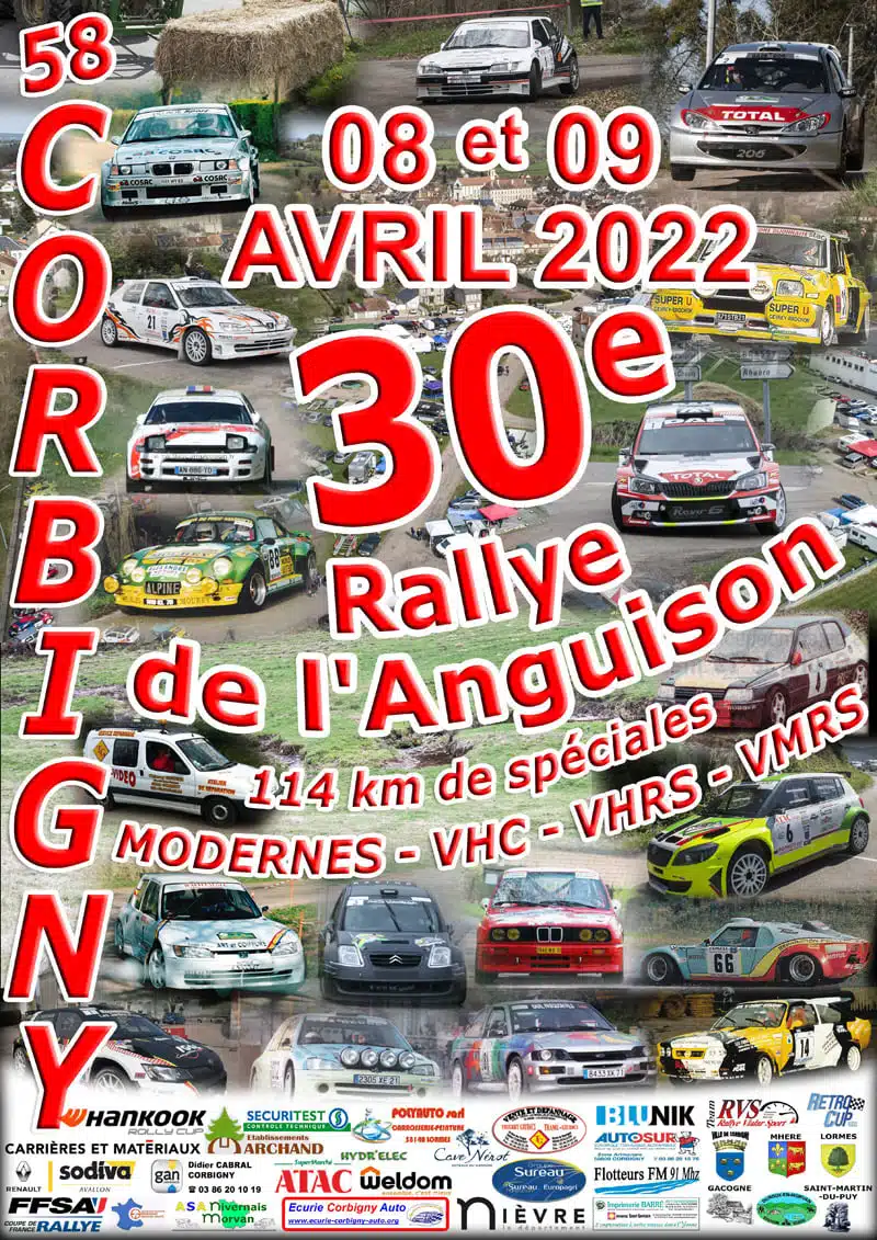 You are currently viewing Le Rallye National de l&rsquo;Anguison 2022 se dévoile