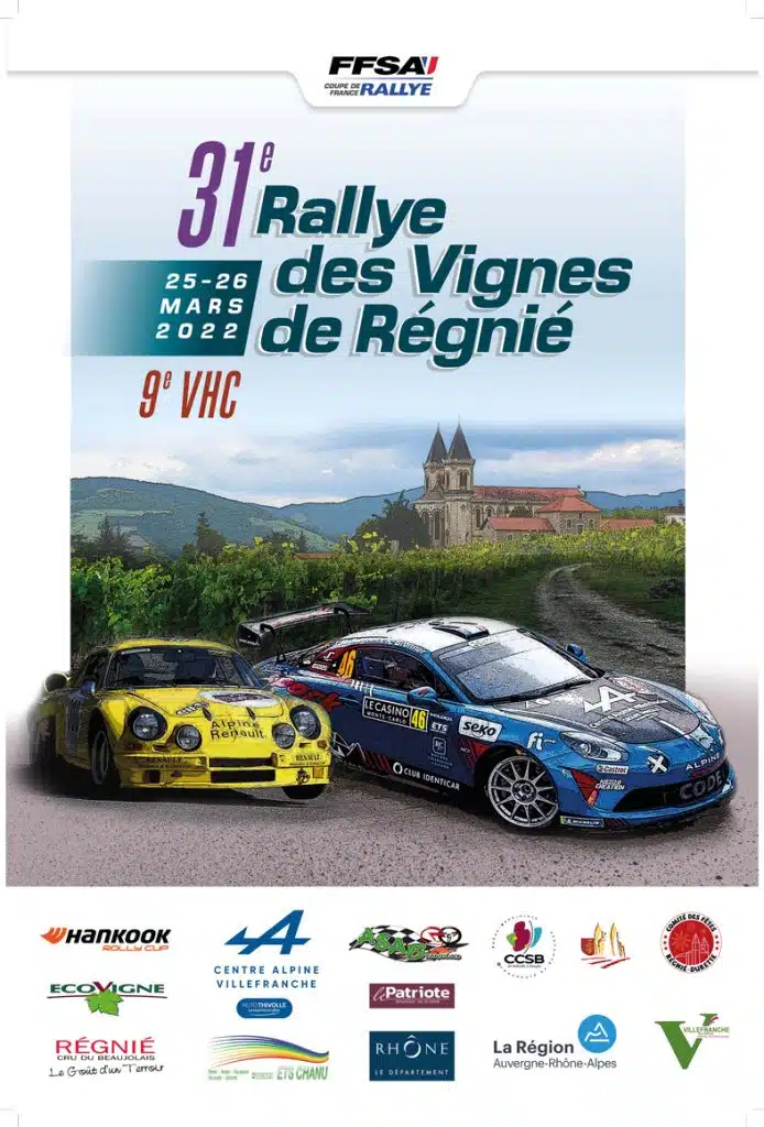 You are currently viewing Rallye des Vignes de Régnié 2022 : Les engagés !