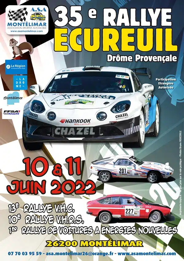 Lire la suite à propos de l’article 35 ème Rallye National Écureuil Drôme-Provençale : Les engagés !