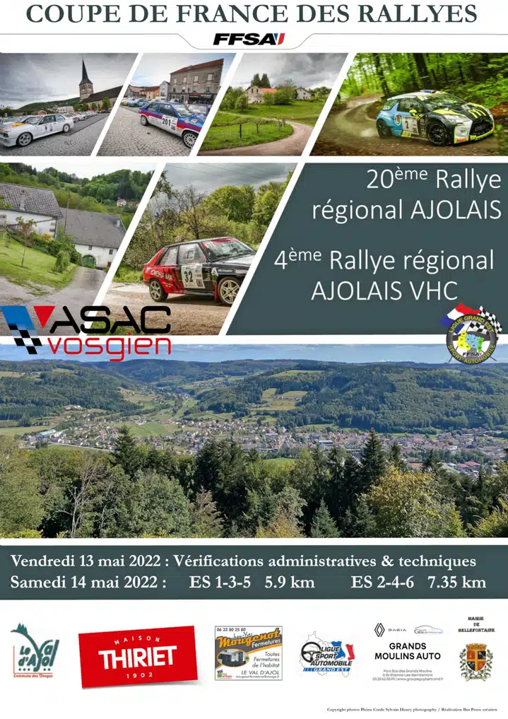 You are currently viewing Rallye Ajolais 2022 : Les engagés