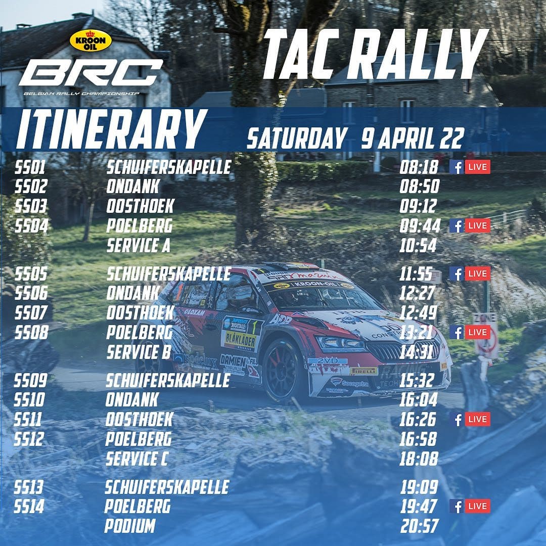 Lire la suite à propos de l’article Pour suivre le TAC Rally en direct !