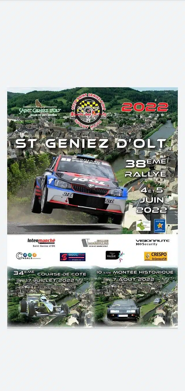 Lire la suite à propos de l’article Rallye de Saint-Geniez-d’Olt 2022 : Les engagés