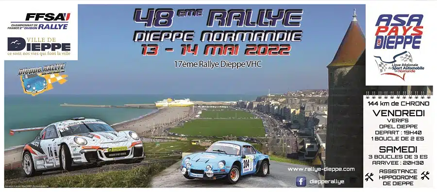 You are currently viewing Rallye National de Dieppe – Normandie 2022 : Les engagés !