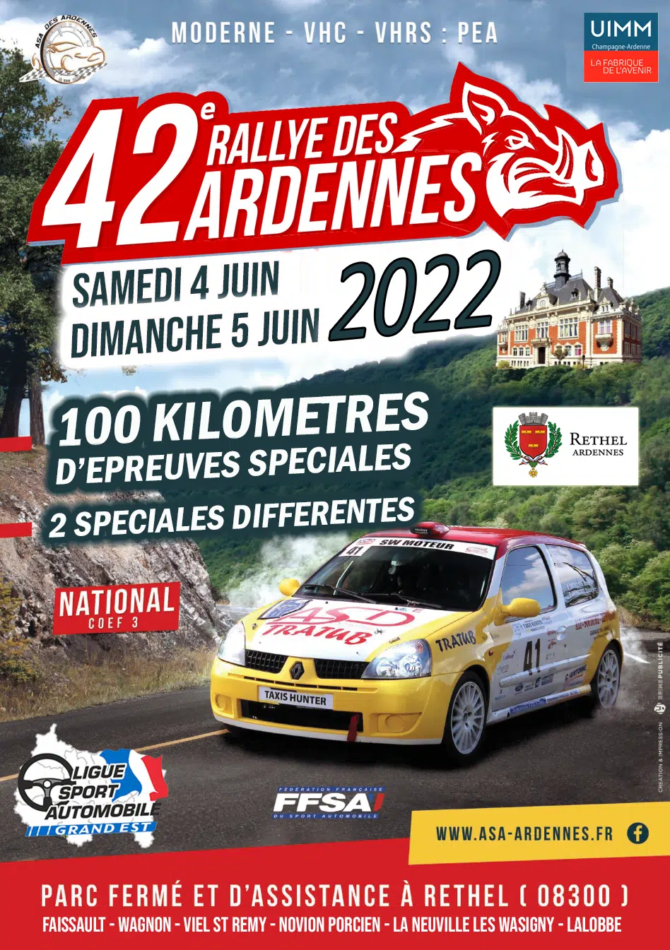 You are currently viewing Rallye national des Ardennes : Les engagés