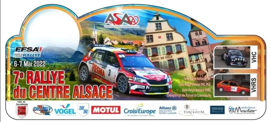 Lire la suite à propos de l’article Rallye National Centre Alsace : Les engagés !
