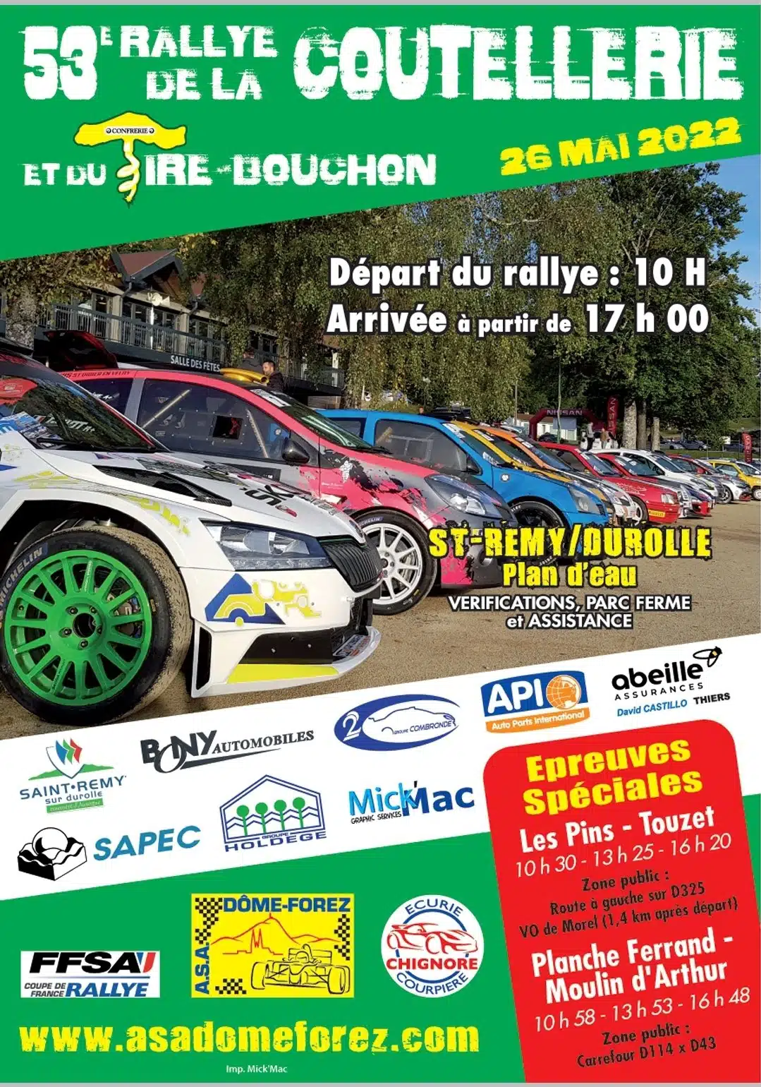 You are currently viewing Rallye de la Coutellerie et du Tire-Bouchon 2022 : Les engagés !