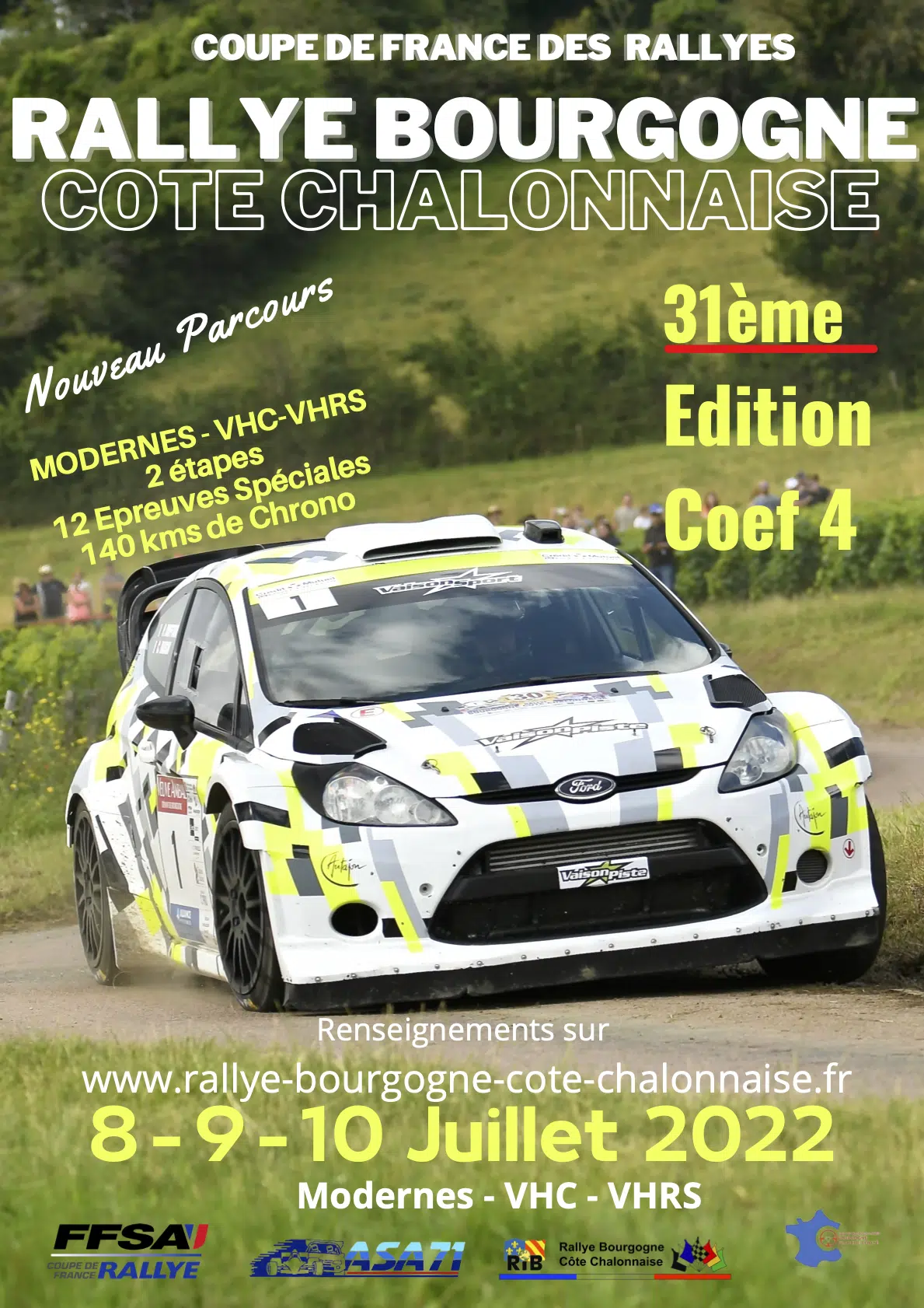 Lire la suite à propos de l’article Rallye Bourgogne Côte Chalonnaise 2022 : Les engagés !