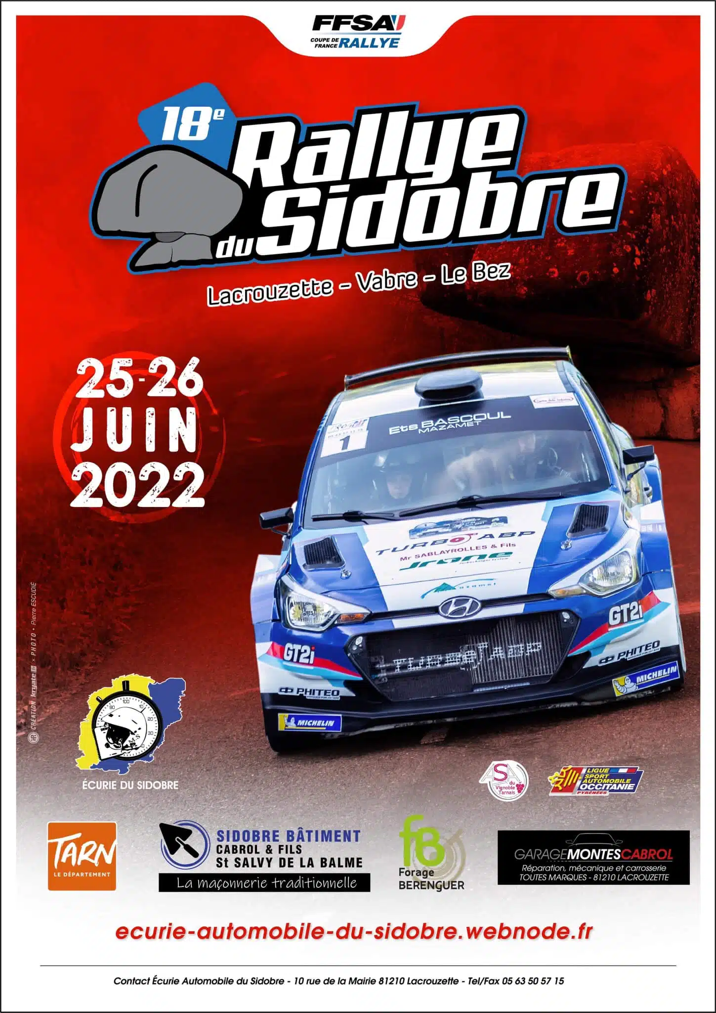Lire la suite à propos de l’article Rallye du Sidobre 2022 : Les engagés !