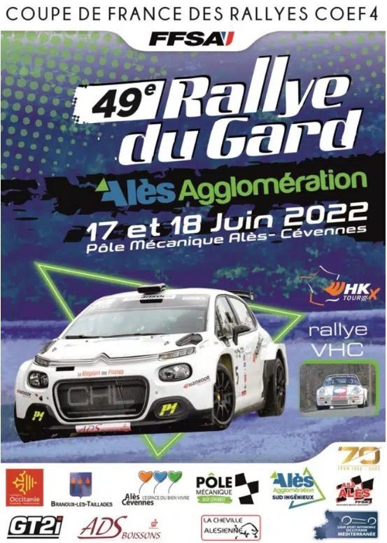 Lire la suite à propos de l’article Rallye national du Gard 2022 : Les engagés !