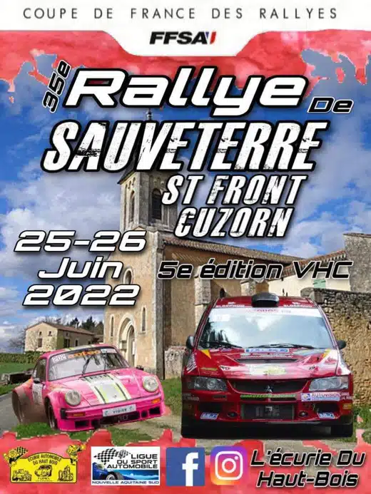 Lire la suite à propos de l’article Rallye de Sauveterre St Front et Cuzorn 2022 : Les engagés !