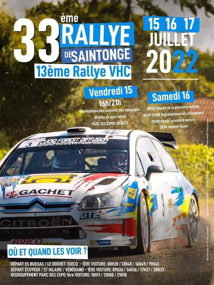 You are currently viewing Rallye de Saintonge 2022 : Les engagés !