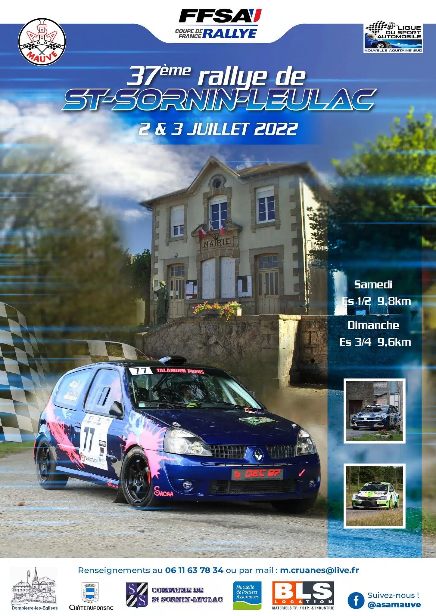 Lire la suite à propos de l’article Rallye régional de Saint-Sornin-Leulac 2022 : Présentation