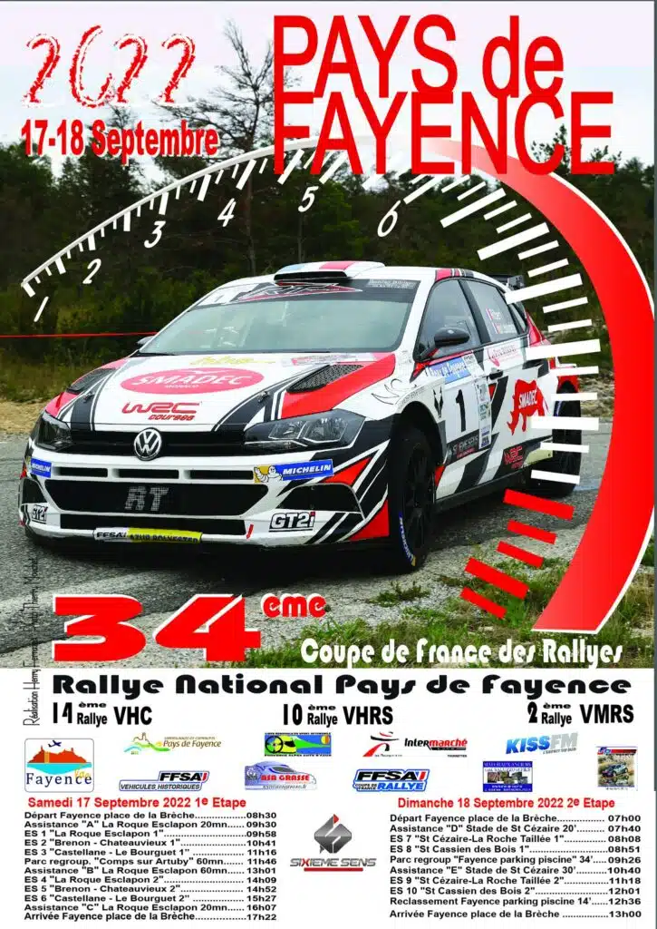 Rallye national du Pays de Fayence 2022