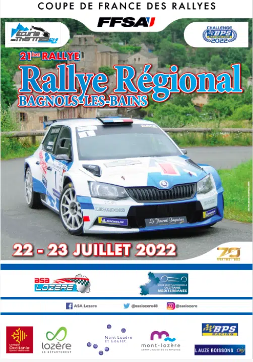 You are currently viewing Rallye de Bagnols-Les-Bains 2022 : Présentation & engagés !